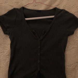 brandy melville gray tee!